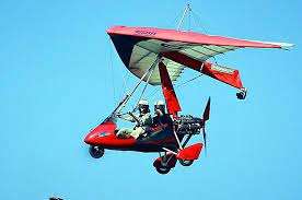 Microlight Aircraft flying