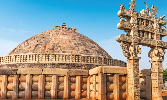 Explore UNESCO World Heritage Sites of Bhimbetka Rock Shelters & Sanchi Stupa